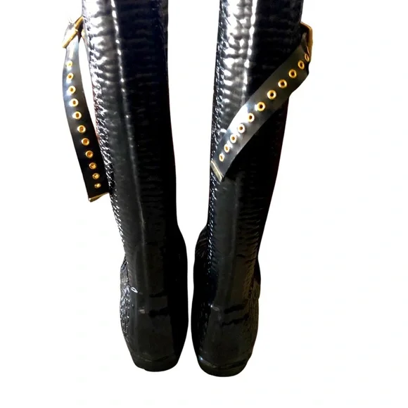 🌺🌺NEW🌺🌺JIMMY CHOO🌺CROC EMBOSSED🌺🌺 - Picture 5 of 15